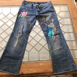Switch USA Embroidered Jeans, Sz 29